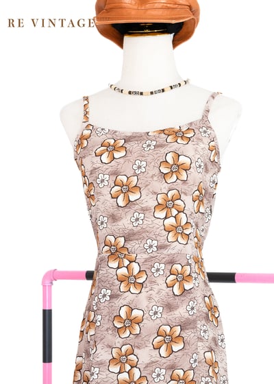 Maple Sugar 色花花們細肩帶長洋裝3