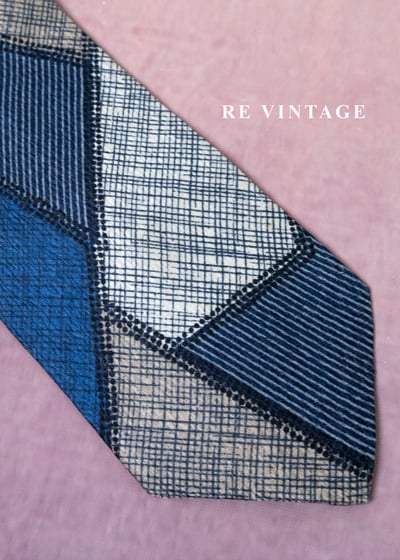 湛藍 - 時光拼圖領帶2