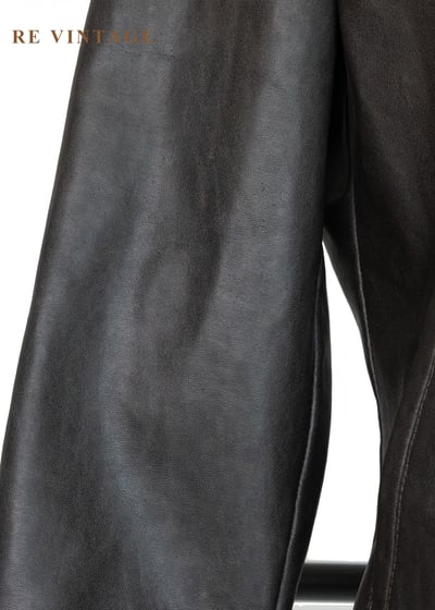 好萊塢名媛黑棕斑紋皮革外套14