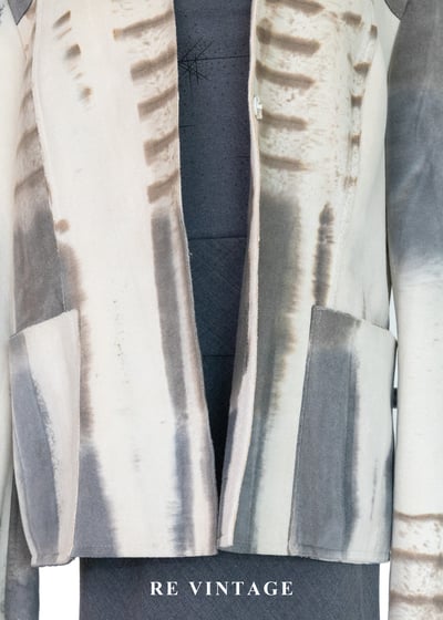 『歐洲寶貝』義大利製 - 墨染森野噴繪工藝夾克外套4