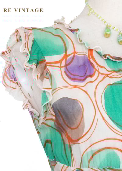 奇幻冒險 - 迷幻漩渦隨性塗鴉洋裝7