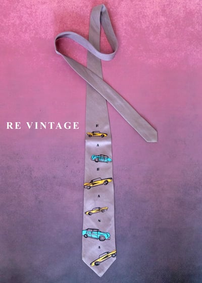 公路旅行懷舊時光領帶5