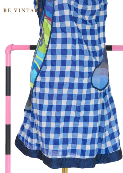 『歐洲寶物 』銀球拼接格紋可愛洋裝14