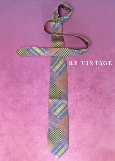 甜蜜色塊紳士玩心領帶1