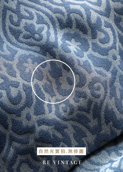 高貴圖騰藍綠色長裙（25"）14