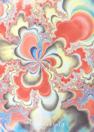 液態宇宙迷幻漩渦及膝裙（25"）6