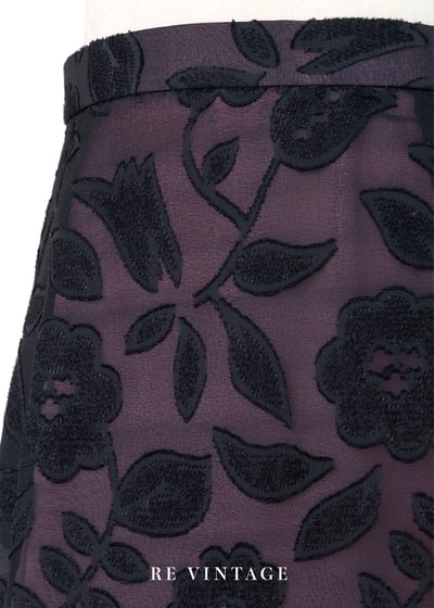 Pink Lemonade 黑色小花長裙（27"）5