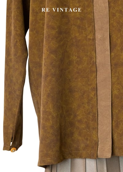 玫瑰金釦焦糖餅乾色襯衫7