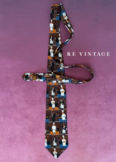 主廚的秘密餐桌工作職人印花領帶7