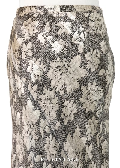 珠光古典花卉貼臀長裙（26"）9