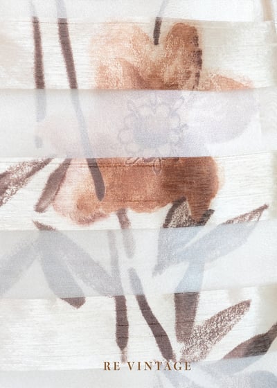 金黃色若隱若現小花短裙（27"）6