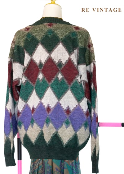 Autumn in argyle 文藝靈魂格紋毛衣11