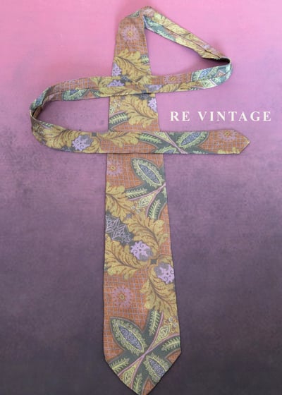 華麗的曲線與繁華交錯領帶1