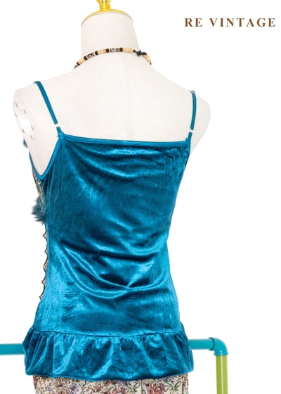 Myth &Leopard細肩帶絨布背心11