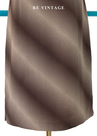 可可斜紋漸層美裙 (28-30")4