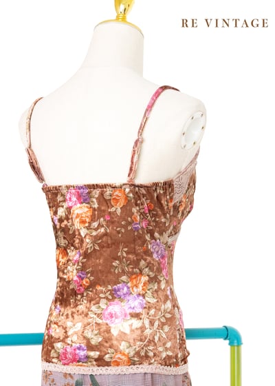 土星花園絨布細肩帶小背心10