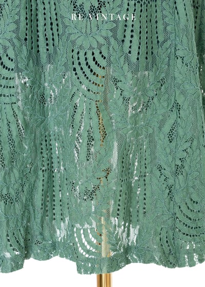 Green Grass 蕾絲中長裙（27"）10