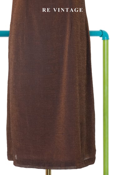 金沙巧克力色細肩帶洋裝4