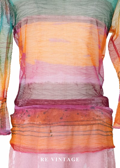 光的溫度-顏色呼吸網紗上衣4