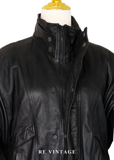 結構美學廓形飛行皮外套11