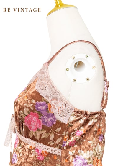 土星花園絨布細肩帶小背心8