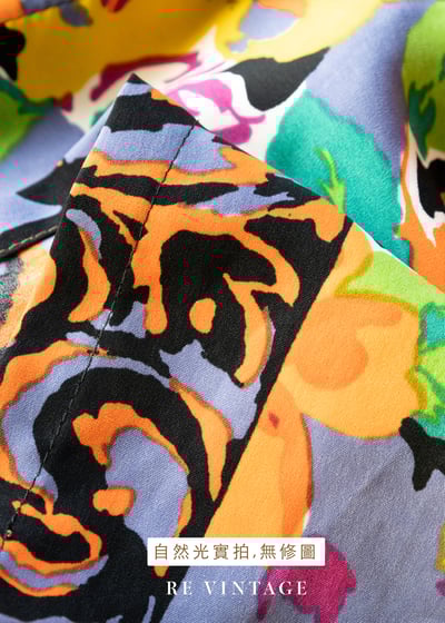 Dragon Fire 盛開花多高腰短裙（27"）9