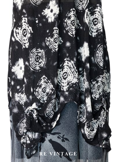 黑系紮染幾何圖騰長版背心4