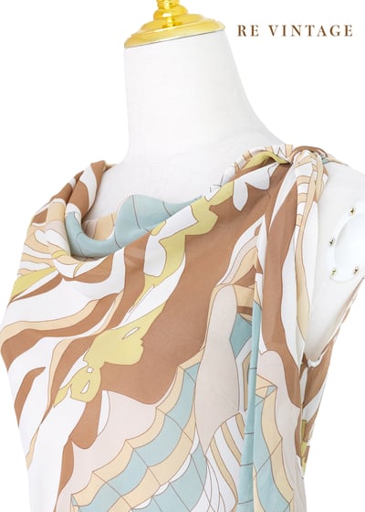 風紋與沙丘大地曲線透膚洋裝4