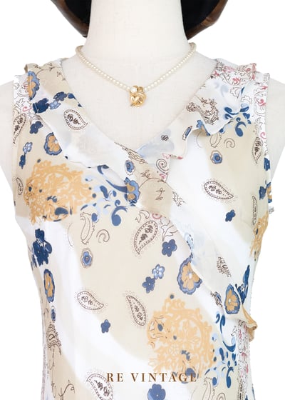 Irish Cream 小花變形蟲漂亮洋裝7