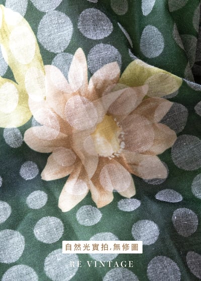 復古圓波交疊花卉奇幻美裙（27"）12