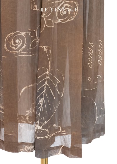 Earth Script 大地手稿雪紡高腰寬褲（28-31"）12