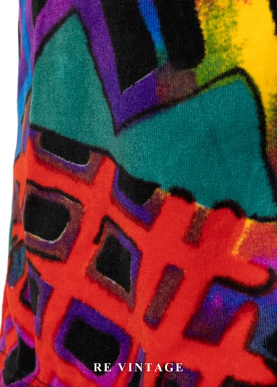 Neon Beats 潑墨狂想絨布短褲（27"）6