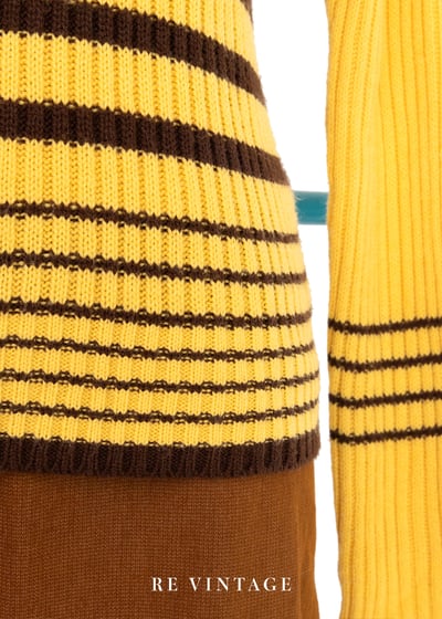 Bumblebee 線條高領針織毛衣7