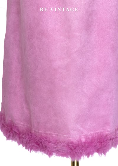 草莓軟糖毛絨邊美裙（26"）4