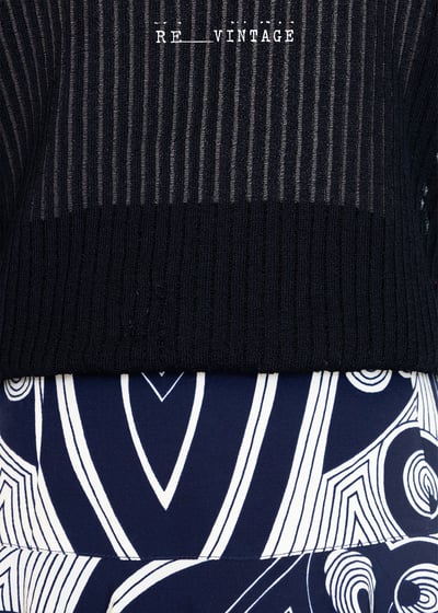 珠珠小花透膚黑色細肩帶背心5