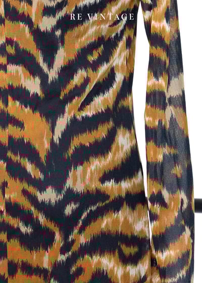 搖滾雙色豹紋少女洋裝14