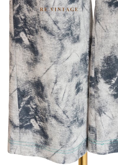 薄荷水墨灰色暈染美褲 (28")11