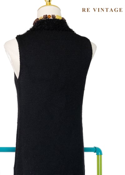 繁花盛開的邊境長版背心罩衫15