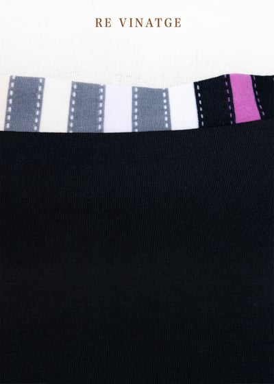 七彩色階黑色彈性細肩帶背心6