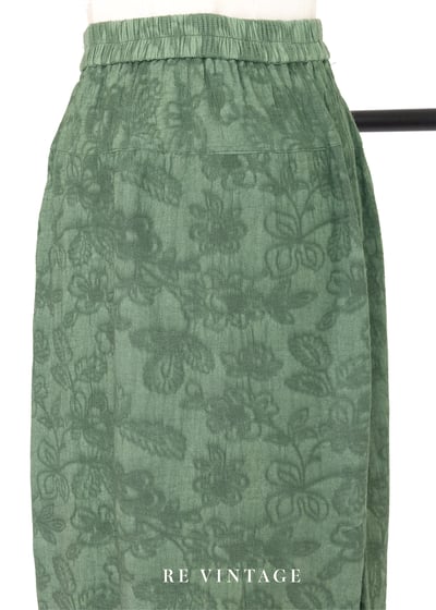 Grass Green 花朵美長裙（23-30"）7