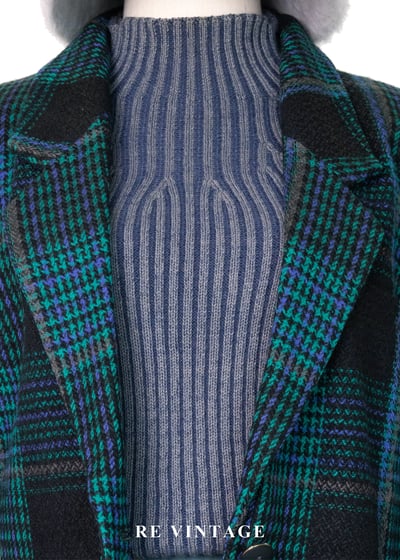 極光格律霓虹編織西裝外套4