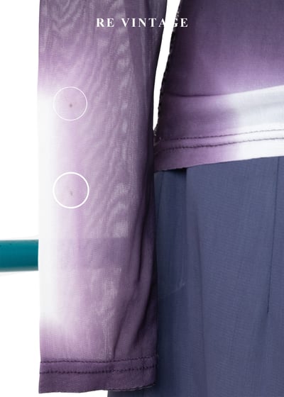 星塵灑落的紫色光暈網紗上衣15