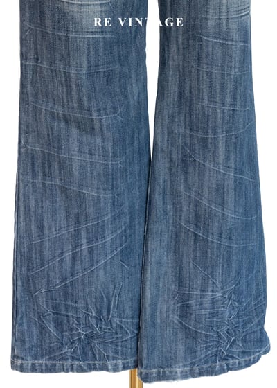 刷洗刺繡花卉牛仔褲（28"）10