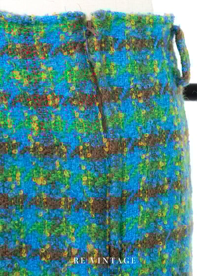 天空與草地交織的毛料短裙（26"）7