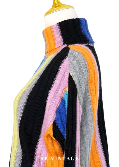 日本製 - 彩虹線條針織毛衣7