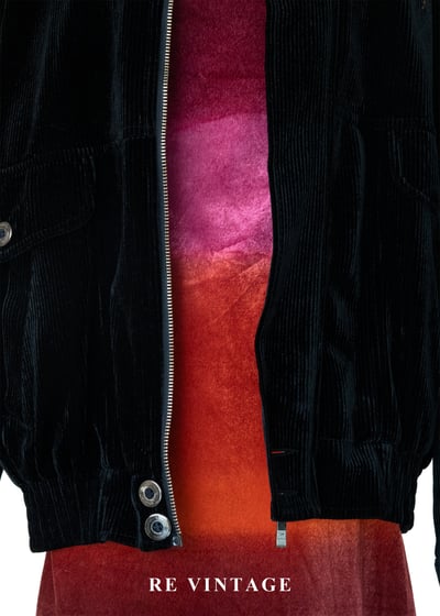 質感單品 - 直紋燈芯絨低調光澤夾克外套5