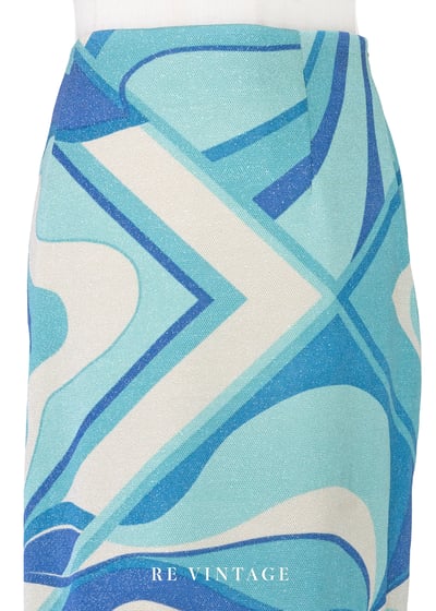 自由流動海洋波紋及膝美裙（26"）3