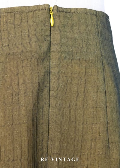 輕黑紗覆著黃光長裙（28"）10