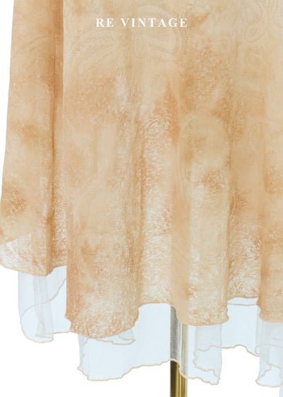 流浪詩人暈染立體玫瑰花美裙（26-29"）12