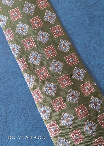 抹茶綠綠顛倒方格領帶5